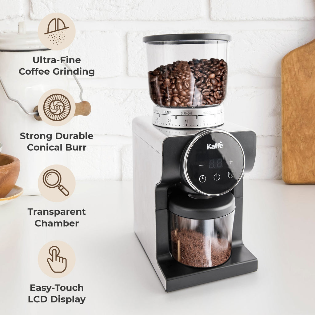 Molinillo de café cónico de rebabas, KF8091